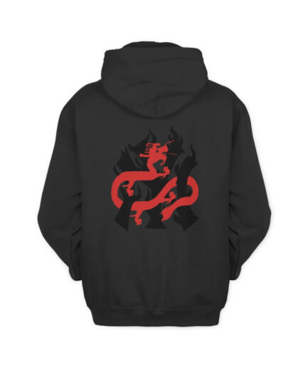 Keinemusik NY Red Dragon Hoodie - Black