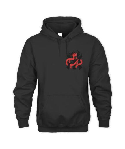 Keinemusik NY Red Dragon Hoodie - Black