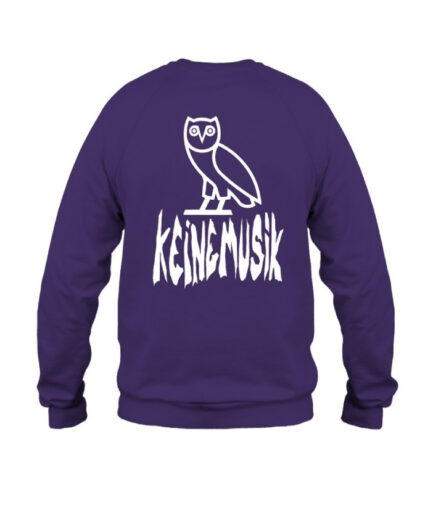 Keinemusik & OVO Logo Print Sweatshirt - Purple