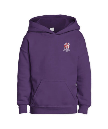 Keinemusik Nyc Red Dragon Hoodie - Purple