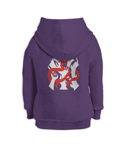 Keinemusik Nyc Red Dragon Hoodie - Purple